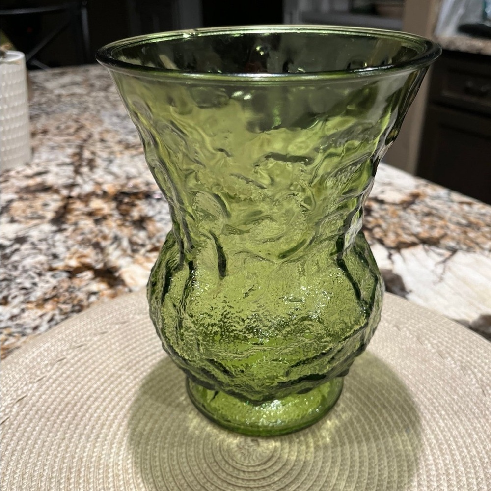 Vintage E.O. Brody Green Vase